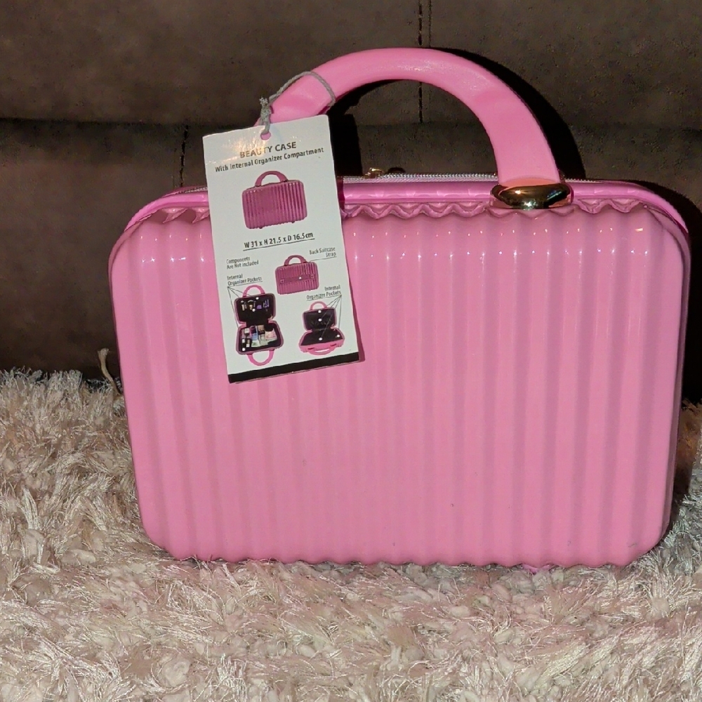Elegant Pink Cosmetic Case